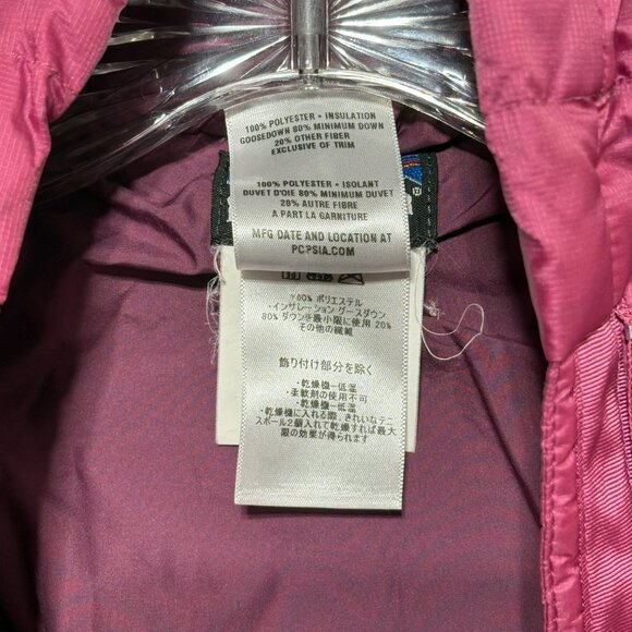 Patagonia Infant Down Sweater Bunting 12 M Pink - Picture 6 of 7